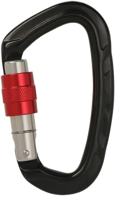 Outdoor Professional Carabiner Lock D-Shape Buckle for Keys Tools Equipment Carabiner(Orange)