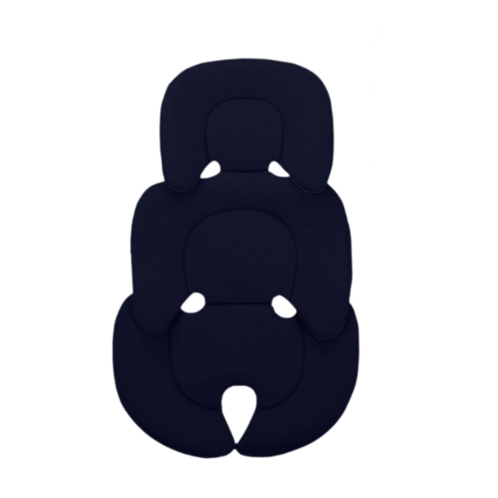 MFMEXUL Cushion, Comfortable Pram Mattress, Removable and Soft Mattress with Lumbar Support, Suitable for, Navy Blue