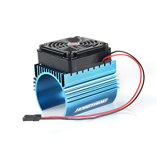 Hobbywing Ezrun 5V C4 Cooling Fan & 44 X 65Mm Motor Heat Sink System Rc Motor Fan For 1/8 Car#86080130 Blue #TOP4