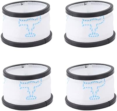 4 filtros de cubo de polvo al vacío S600 S6P Accesorios de piezas de filtro primario blanco Filtro de aspirador de algodón para Inse para paquete de