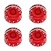 Red Black Gold Speed Control Tone Volume Knobs for LP Les Paul Guitar Pack of 4