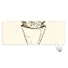 Produktbild beatChong Stäbchen Sesam Cone Ice Cream Griffige Mousepad Große Erweiterte Spiel Büro titched Kanten Computer-Mat Geschenk