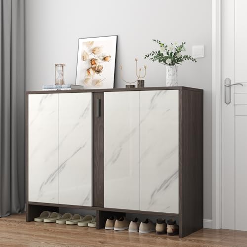 JSEVEM 24"×197" Extra Thick White Grey Wallpaper Peel and Stick Removable White Gray Marble Contact Paper Vinyl Wrap Faux Glossy Textured Granite Wall Sticker Decor for Bedroom Bathroom Kitchen Island by JSEVEM - Image 6