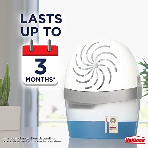 UniBond AERO 360° Moisture Absorber Waterfall Freshness Refill Tab, Aromatherapy, Ultra-Absorbent and Odour-Neutralising, for AERO 360° Dehumidifier, Condensation Absorbers, Twin Pack (2 x 450g)