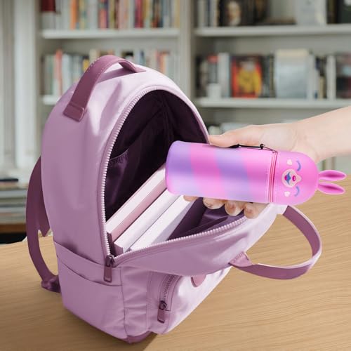 iulrtba Trousse Kawaii, Trousse en Silicone 2 en 1, Trousses Scolaire en Silicone Souple pour Crayons, Trousses pour l'école et Le Bureau – vue 5