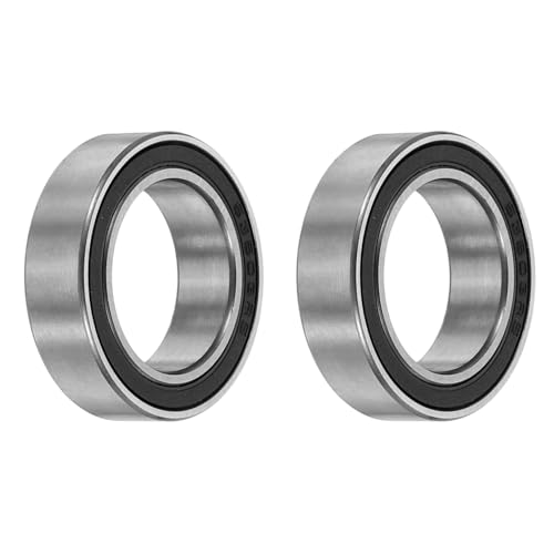 Rodamientos 63803-2RS de 17mm x 26mm x 7mm sellados de goma uxcell