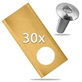 ECENCE 30 Titan Hoja DE Repuesto Compatible con Honda Miimo 300 und 500 0,5mm 2gr + Tornillo