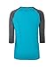 Under Armour Boys' Tech 3/4 Sleeve, Meridian Blue (987)/Black, Youth Large