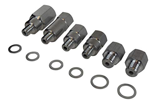 Ict Billet Ls Master Adapter Set Engine Oil & Coolant Sensor Gauge 1/8 3/8 1/2 Npt Ls1 Ls3 Compatible With Small Block Big Block Chevy Chevrolet Ls2 Lq4 Lq9 Ls6 L92 L99 L33 Lr4 551156 #TOP1