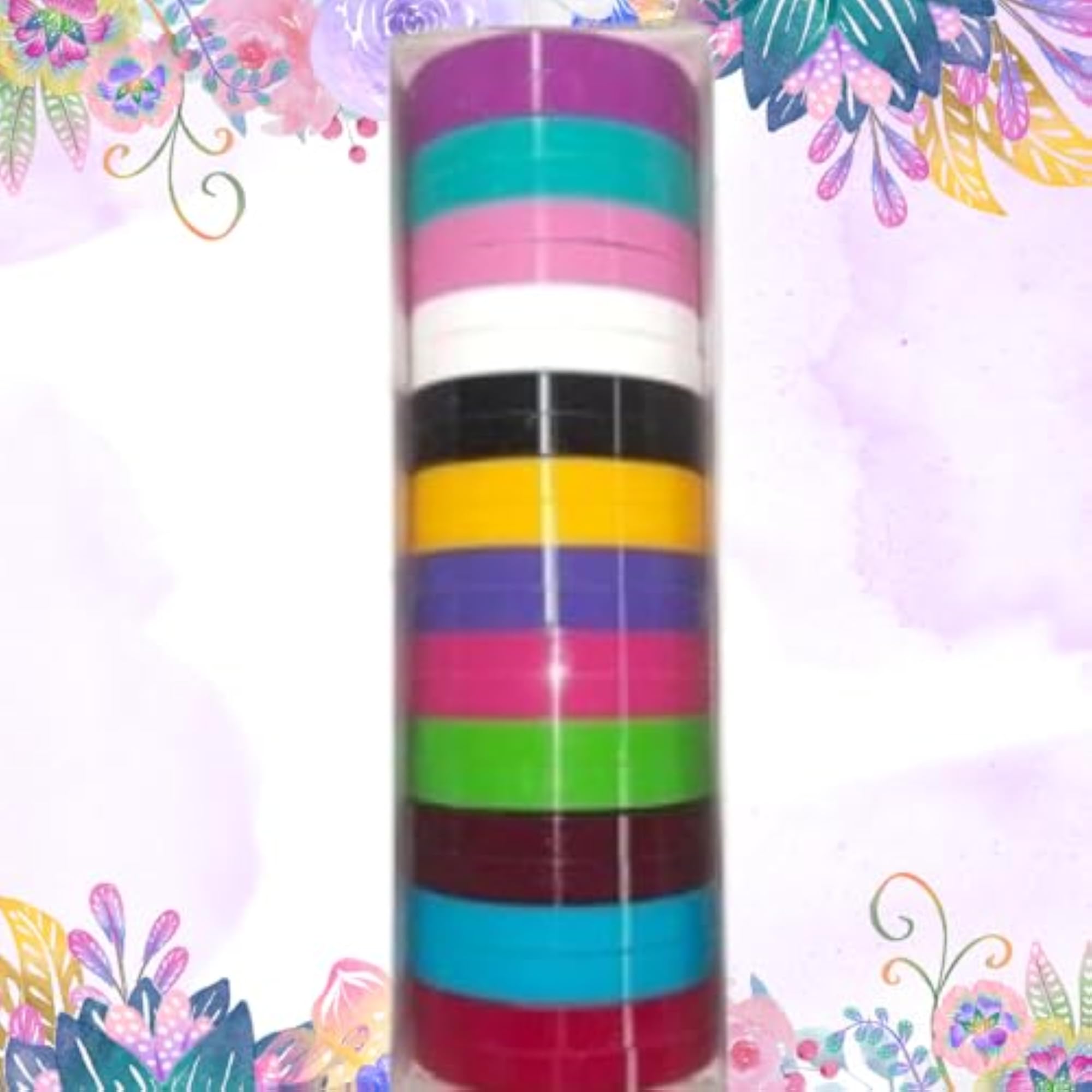 Plastic Bangles Base for Silk Thread Jewellery Making, Multicolour