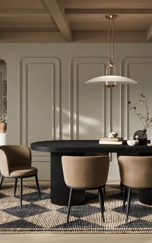 Chaise de salle à manger confortable et tapissée Nova chic
