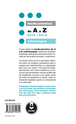 Medicamentos de A a Z: Enfermagem - 2016-2018