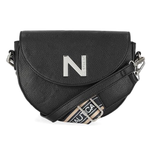 Image of Nautica Delray Flap Crossbody Purse Womens Shoulder Bag, Magnetic Snap Closure Pocket, Small Travel Handbag, Adjustable Strap