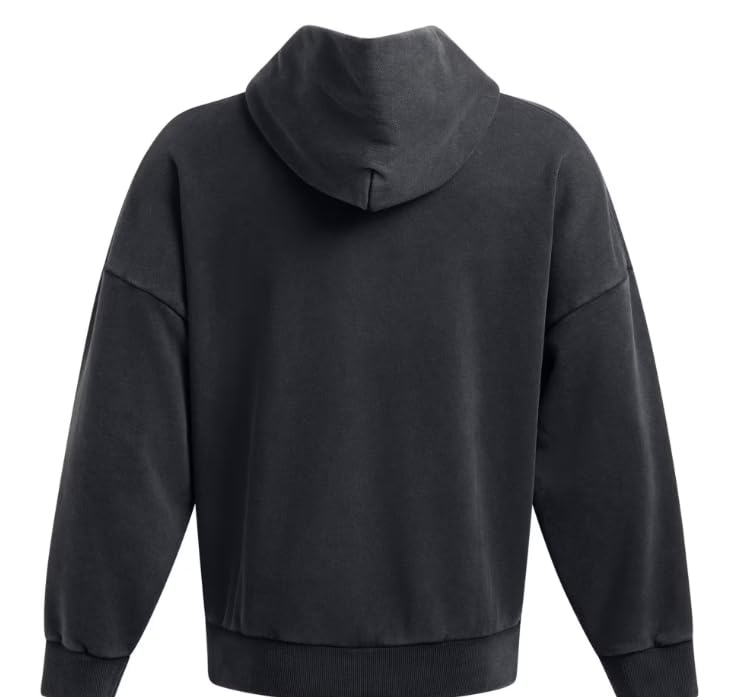 Pull à capuche UA Icon molleton lourd Under Armour noir XXL chaud et isolant - 4