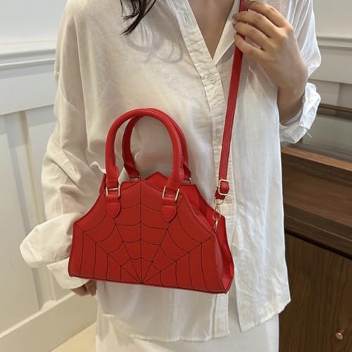 Halloween Purses for Women Novelty Spider Crossbody Shoulder Bags with Strap Stylish Retro Top Handle Handbag3