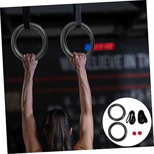 Anillas gimnásticas ajustables para fitness en casa miniatura 3