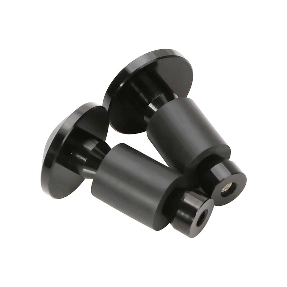 Peso del Extremo Manillar de la Motocicleta, Tapa los puños, Accesorios protección universales Metal(Black)