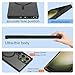 For Samsung Galaxy S23 Ultra Case [Compatible with Magsafe] Translucent Matte Magnetic S23 Ultra Phone Case,SlimThin Duty Shockproof Protection Cover with 2pc HD Screen Protector for S23 Ultra-Black