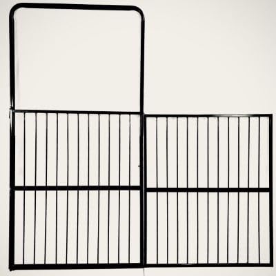 Country Manufacturing 6' Walk Thru Goat or Sheep Gate Kit with Door and Front Panel Livestock Pen and Fence Supplies, Perfect for Goat or Sheep Fencing,