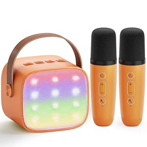 Wowstar Mini Karaoke Set Kinder mit 2 Mikrofonen