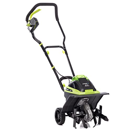 Earthwise Power Tools By Alm Tc70040Ew 11-Inch 40-Volt Lithium-Ion Cordless Electric Tiller/Cultivator, 4Ah Battery & Charger Included, Green #TOP1