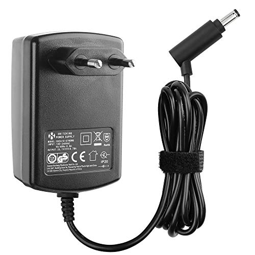 LotFancy 26V 0.78A Chargeur pour Dyson Aspirateur V6 V7 V8 DC58 DC59 DC61 DC62 SV03 SV04 SV05 SV06, Adaptateur Secteur, Bloc d'alimentation avec Le Cordon d'alimentation de 1,8m
