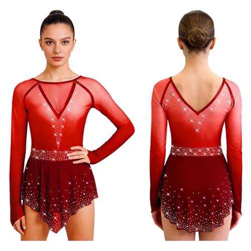 Robe de danse latine et leotard de ballet pour vos entraînements de gymnastique