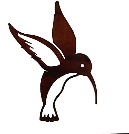 Chevelon Goods Decorative Rustic Patina Finish Refrigerator/Screen Magnet - Hummingbird