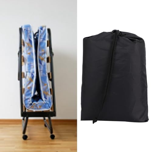 Capa De Cama Dobrável, Capa De Cama Dobrável Preta Portátil Dobrável Capa De Cama Móveis à Prova De