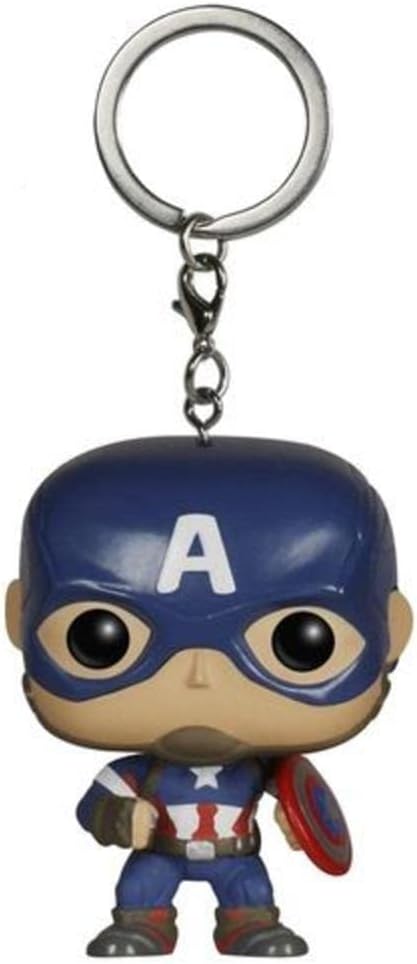 POP Marvel Avengers Captain America figure model pocket keychain