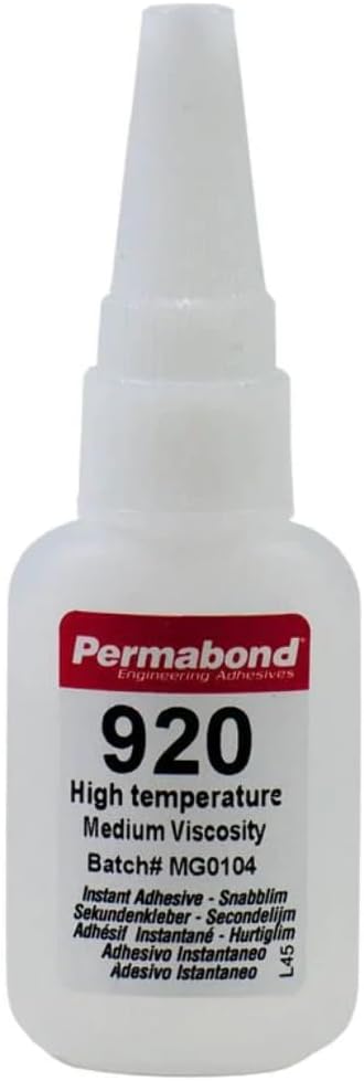 920 (1oz Bottle) Instant Adhesive-Fast-Set, Thin Viscosity, 2-Step High-Temp Resistant