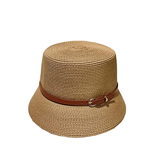 Chapeau de paille femme style capeline élégant pour vos journées farniente à la plage
