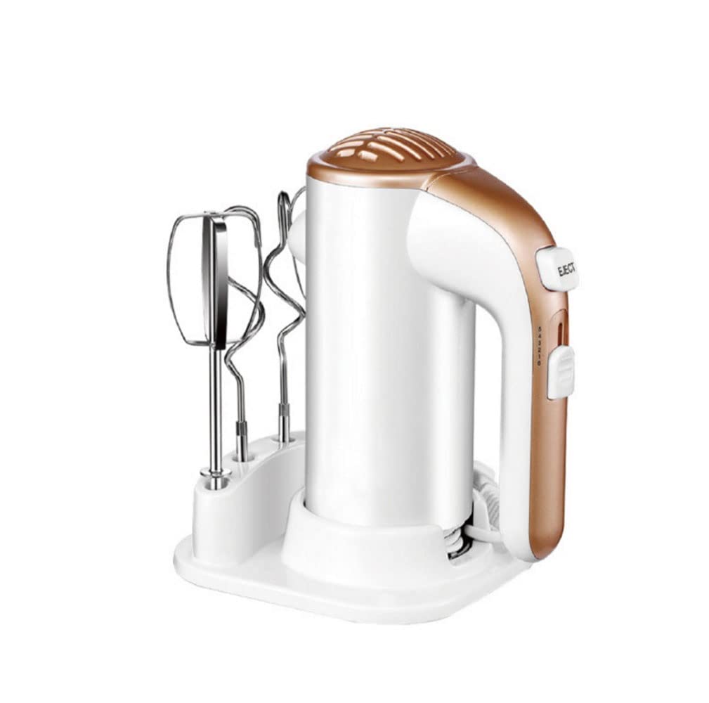 Hand Mixer Electric 5 Speed 250W Electric Hand Mixer with Turbo Storage Base 4 Stainless Steel Accessories Hand