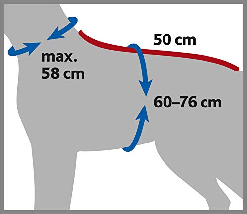 TRIXIE Hunde-Bademantel - M - 50 cm