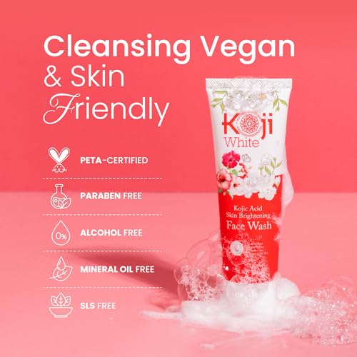 Nettoyant visage à l'acide kojique contre le teint terne végan - 5