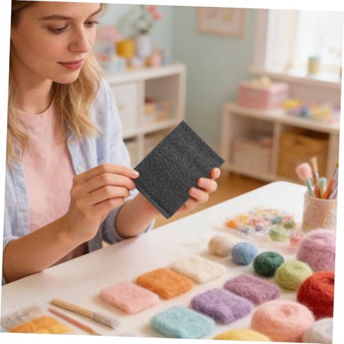 Tapis de feutrage en coton perlé protégeant la table et les aiguilles de DIY - 6