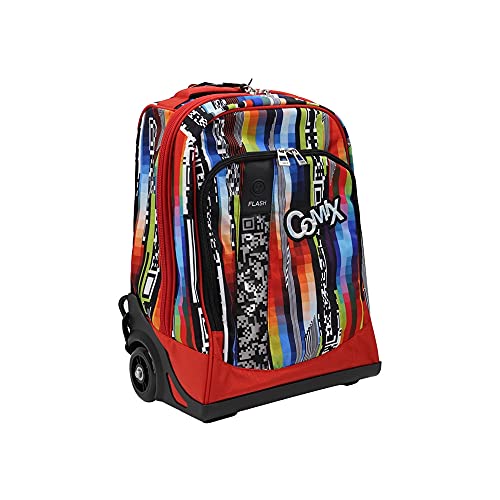  ZAINO TROLLEY ORGANIZZATO COMIX FLASH MULTICOLOR