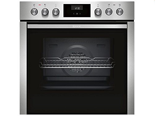 Neff E1CCE2AN0, Einbauherd mit CircoTherm, 7 Beheizungsarten,LCD Display, voll versenkbare...