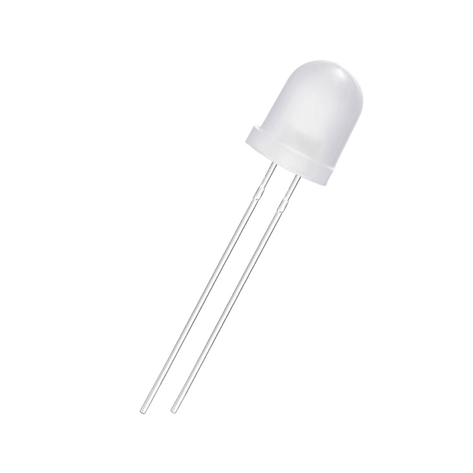 WHWRCADV 5 Pcs 8mm LED Diode White Red Green Blue Yellow RGB Tricolor Common Anode Cathode F8 2Pin 4 Pin DIY PCB Emitting Light Lamp Bulb(Diffused Lens Green)