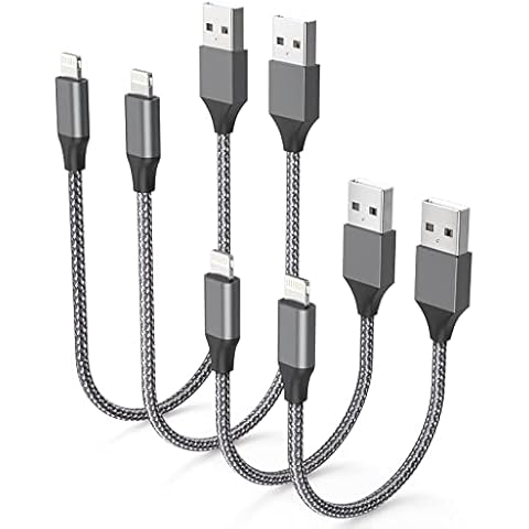 iPhone Ladekabel Kurz, USB A Cover