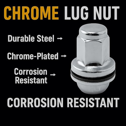 Image of EZAccessory 24 Lug Nuts for Toyota 6 Lug (2023-2024) Factory Tundra Landcruiser OEM Mag M14x1.5 Shank Dia 0.87 inch