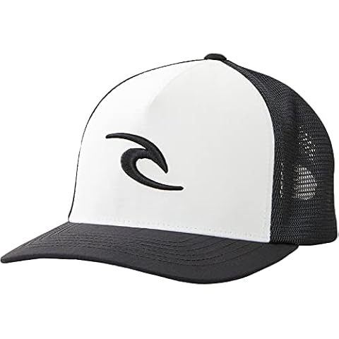 Rip Curl Men's Tepan Flexfit Trucker Baseball Cap White/Black Cover