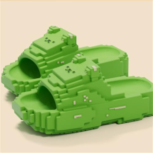 Building Block Bear Slippers for Women Men EVA Pixel Slides Stylish Non-slip House Shoes Sandals Indoor Outdoor2