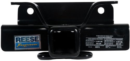 Reese 33072 Class Iii Custom-Fit Hitch With 2" Square Receiver Opening, Includes Hitch Plug Cover , Black #TOP1