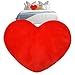 Imagen de Juguete de peluche y almohada con forma de corazón lindo de 6 pulgadas