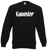 Black Dragon - Sweatshirt Herren & Damen schwarz - M - Fruit of The Loom - Bedruckt - Gangster - Mafia Organized Crime - Fasching Party Geschenk Funshirt