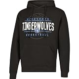 Ultra Game Men's NBA Official Super Soft Get Right Hoodie Sweatshirt, Minnesota Timberwolves, Black, Medium