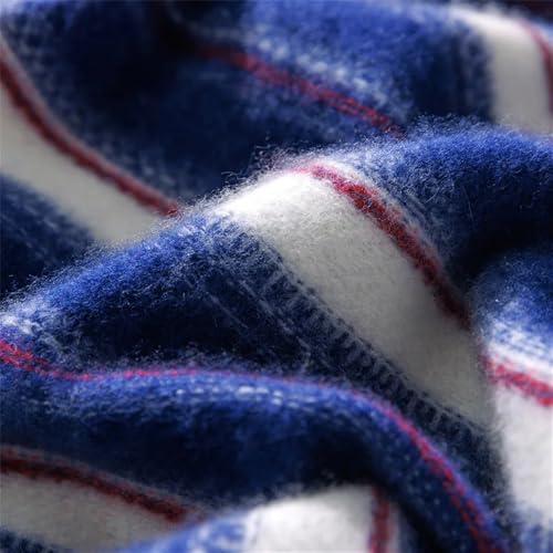 Men's Autumn Winter Wool Sweater Men's Round Neck Stripe Business Fashion Long Sleeve Pullover Sweater Tops3