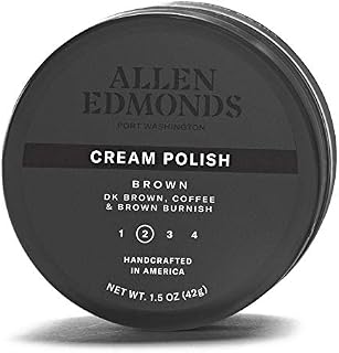 Allen Edmonds Men's Cream Polish Shoe, Brown, One Size 0X US