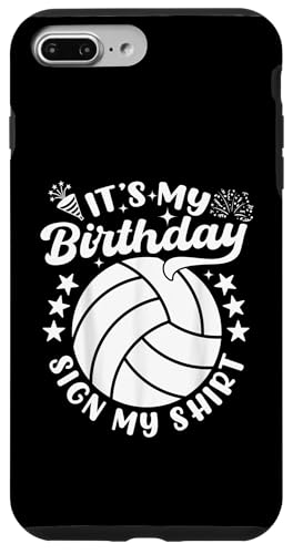 It's My Birthday Sign My Shirt �o���[�{�[�� �a���� ���l �X�}�z�P�[�X iPhone 7 Plus/8 Plus �p